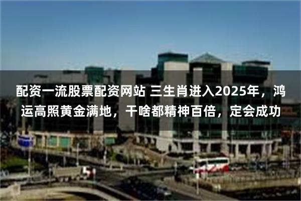 配资一流股票配资网站 三生肖进入2025年，鸿运高照黄金满地，干啥都精神百倍，定会成功