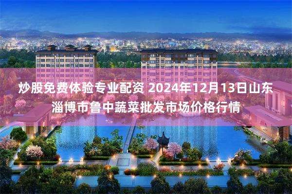 炒股免费体验专业配资 2024年12月13日山东淄博市鲁中蔬菜批发市场价格行情