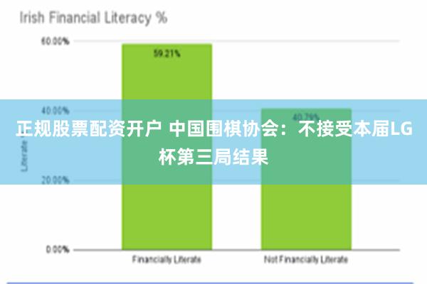 正规股票配资开户 中国围棋协会：不接受本届LG杯第三局结果